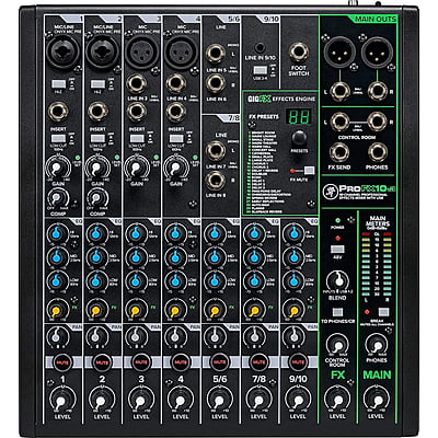 ProFX10v3 10-Channel Professional USB Mixer