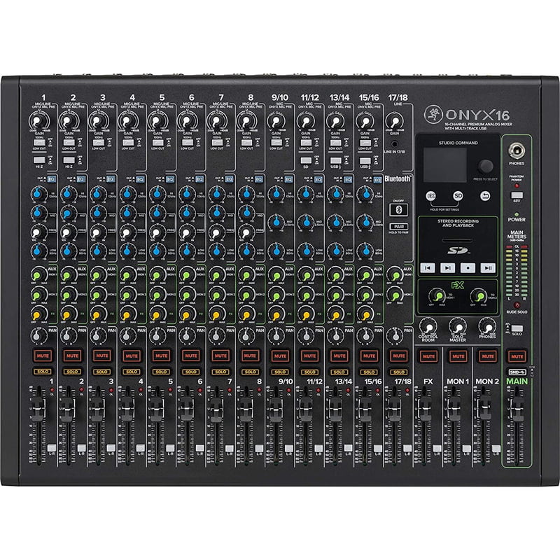 Onyx16 16-Channel Premium Analog USB Mixer Onyx16 16-Channel Premium Analog USB Mixer