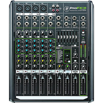 ProFX8v2 8-Channel Compact Mixer with USB and Effects