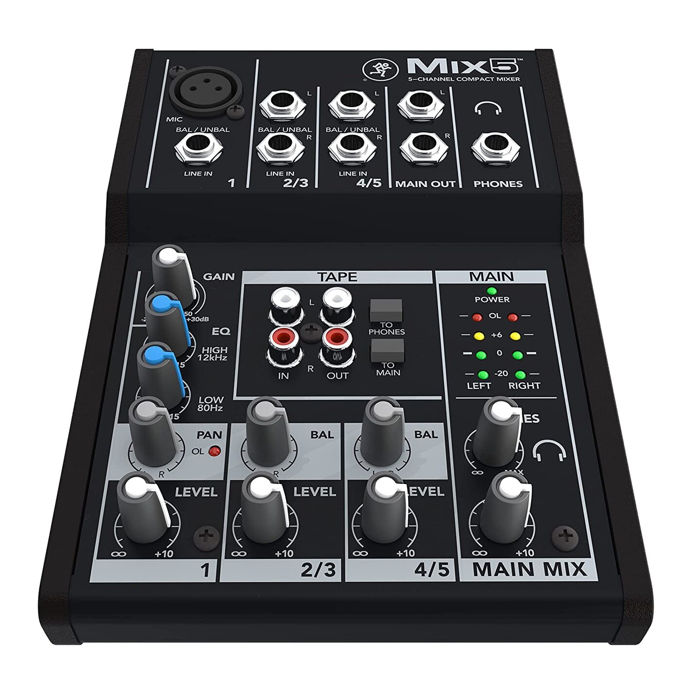 Mackie Mix5 5-Channel Compact Mixer 