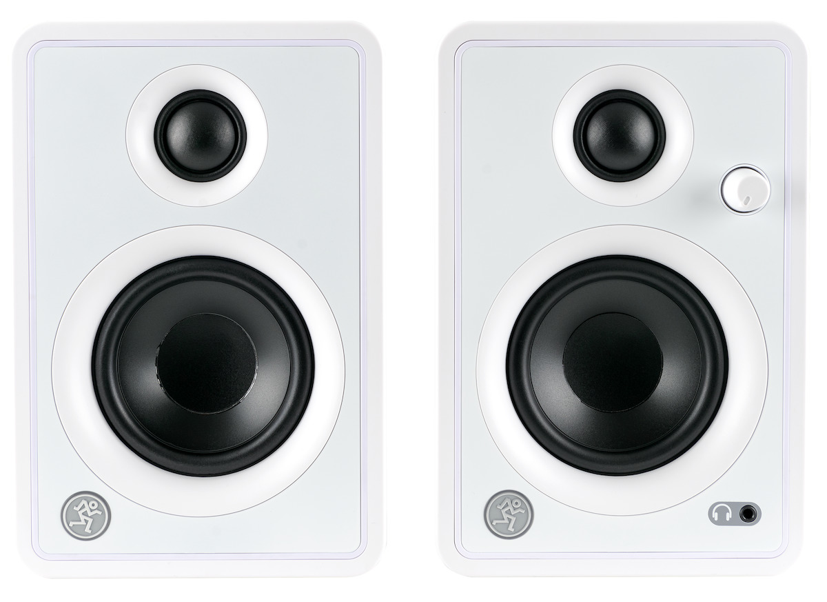 Mackie CR3-XBTLTD-WHT Limited Edition 3" Powered Monitors with Bluetooth