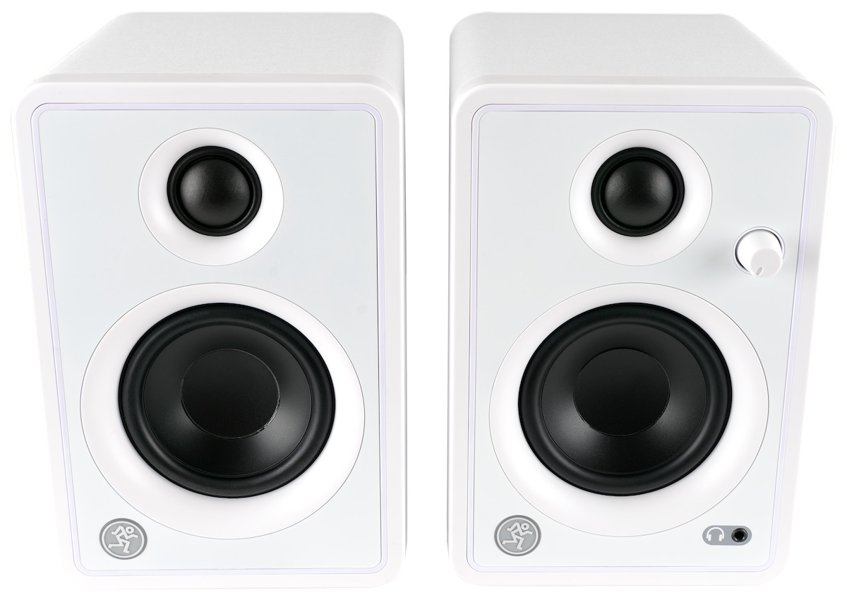Mackie CR3-XBTLTD-WHT Limited Edition 3" Powered Monitors with Bluetooth Mackie CR3-XBTLTD-WHT Limited Edition 3" Powered Monitors with Bluetooth