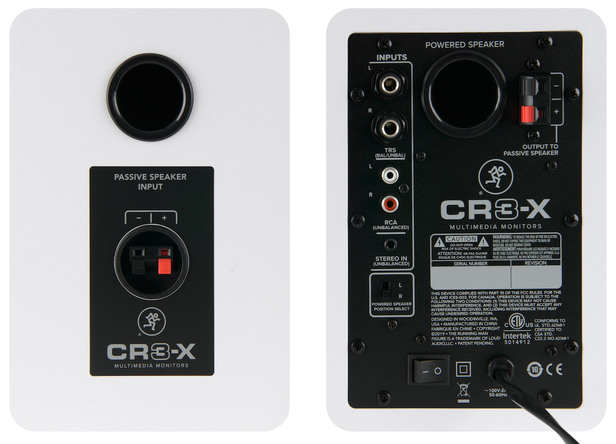 Mackie CR3-XLTD-WHT Limited Edition 3" Powered Monitors