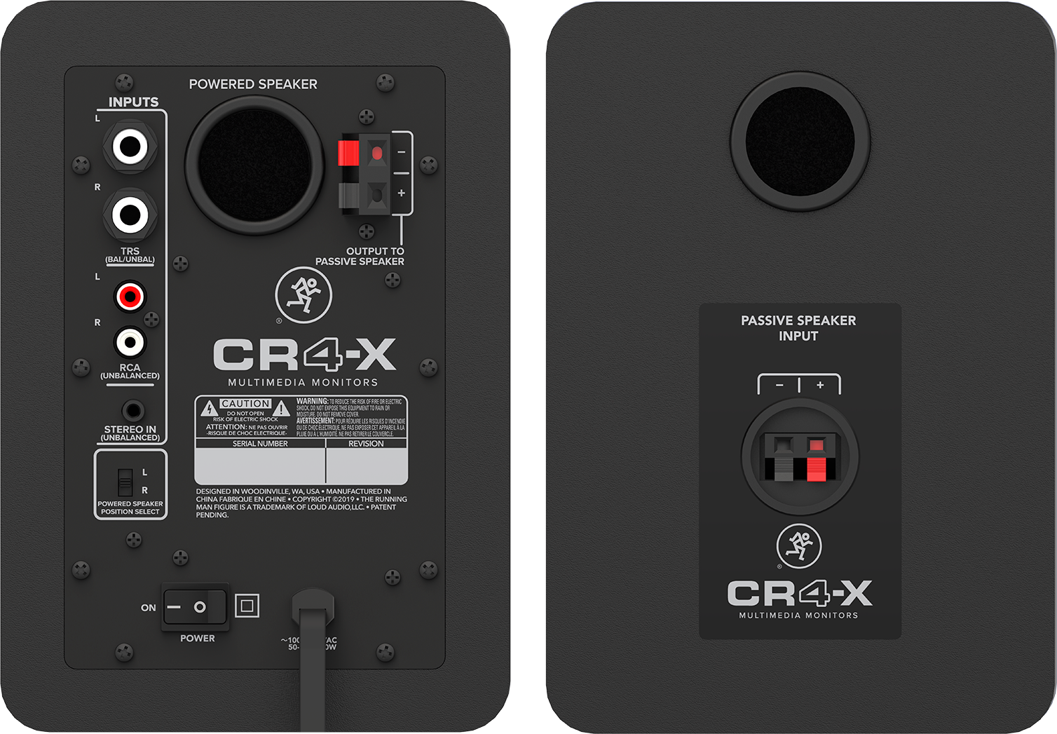 Mackie CR4-X 4" Multimedia Powered Monitors Pair