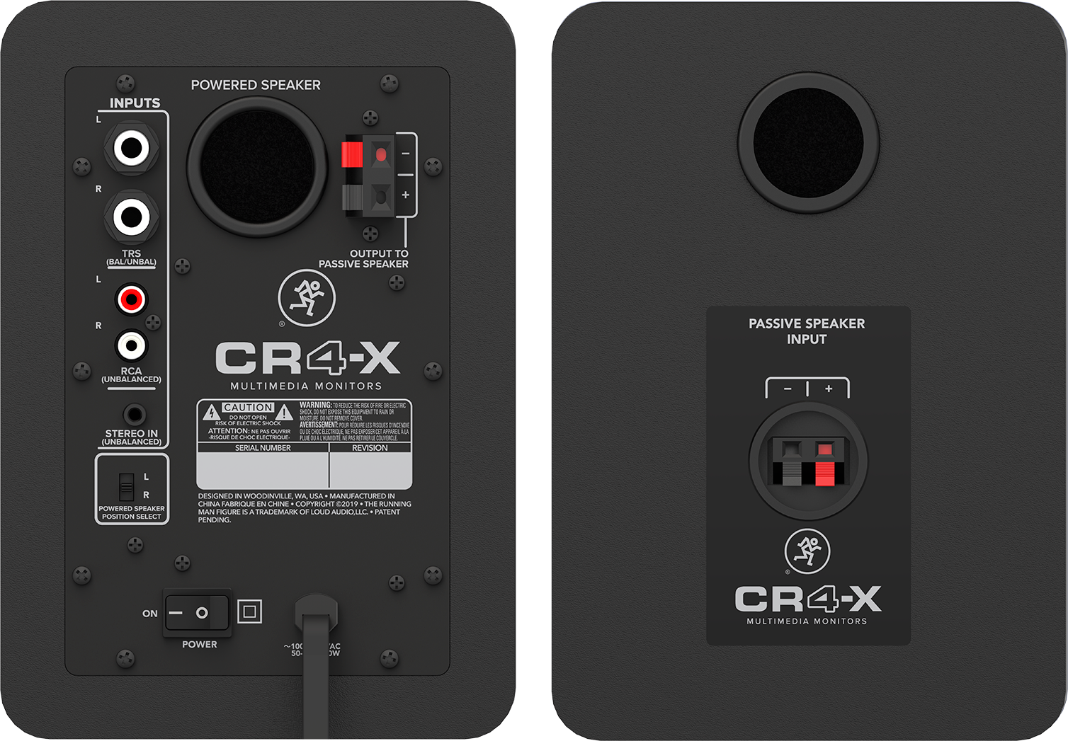 Mackie CR4-X 4" Multimedia Powered Monitors Pair Mackie CR4-X 4" Multimedia Powered Monitors Pair