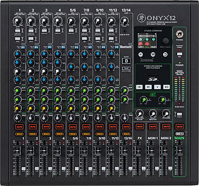 Onyx12 12-Channel Premium Analog USB Mixer Onyx12 12-Channel Premium Analog USB Mixer