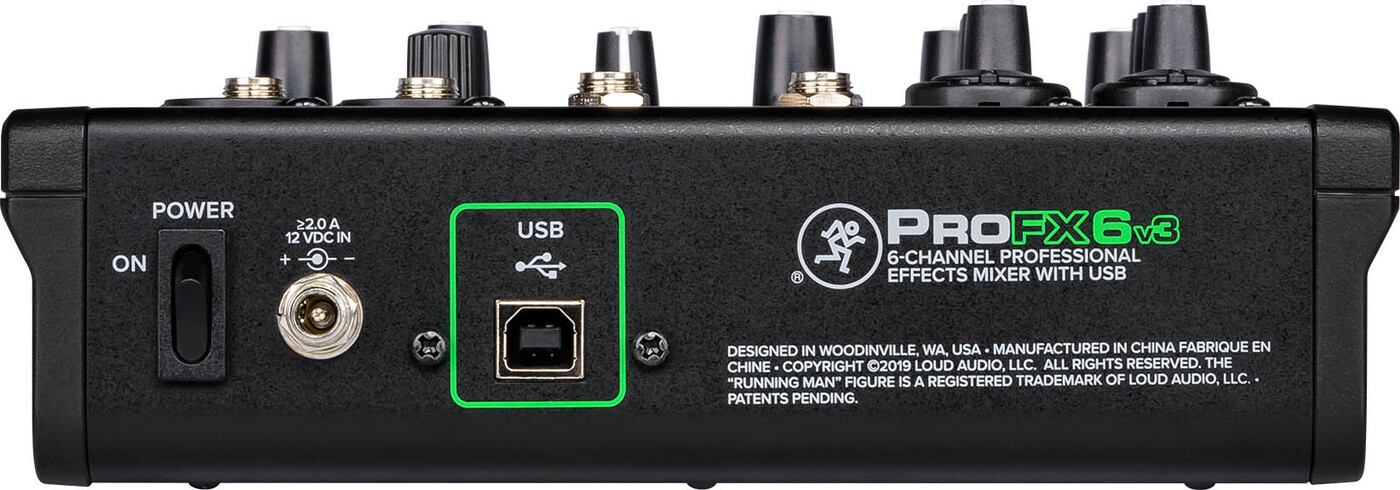 MACKIE USB I/O内蔵プロフェッショナルミキサー ProFX6v3 Amazon.co.jp: MACKIE マッキー エフェクト,USB I/O内蔵