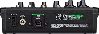 ProFX6v3 6-Channel Professional USB Mixer ProFX6v3 6-Channel Professional USB Mixer